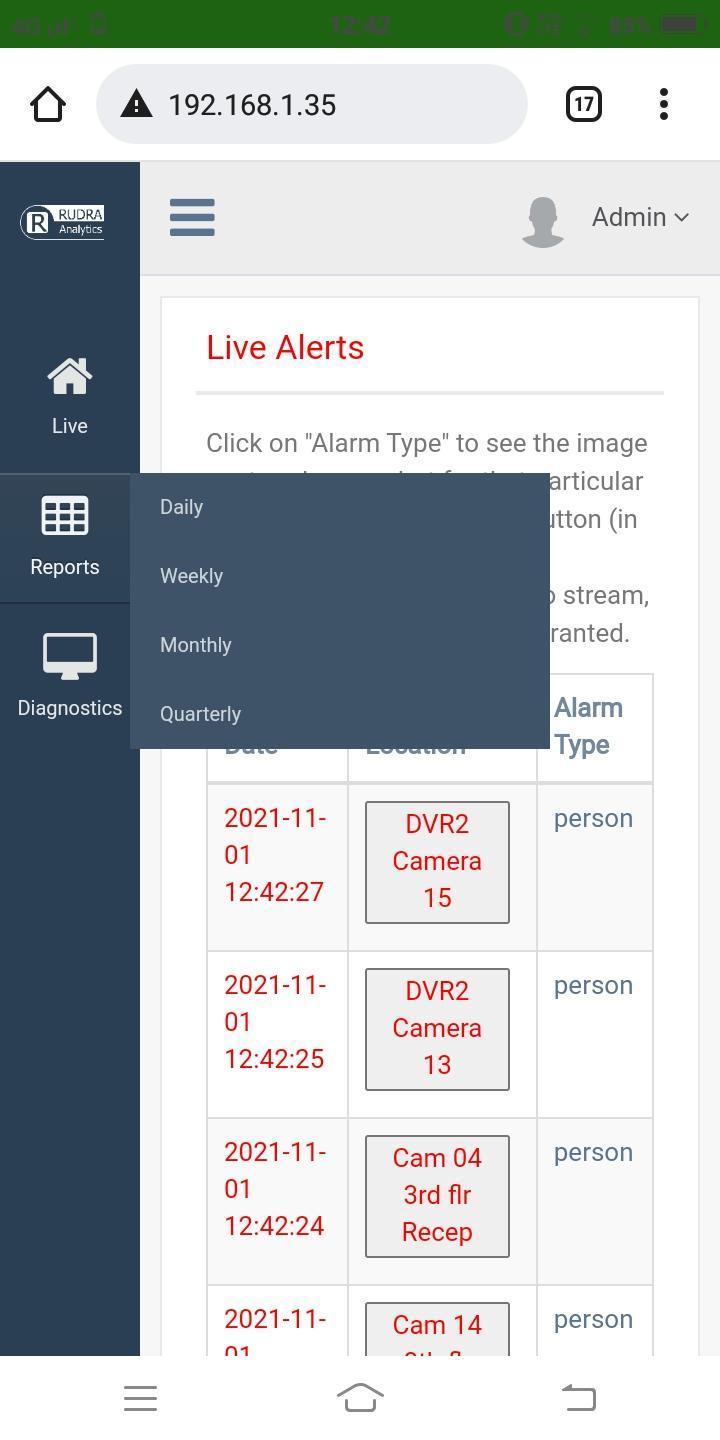 Mobile security alert